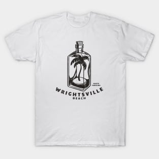 Wrightsville Beach, NC Summertime Vacationing Palm Tree Bottle T-Shirt